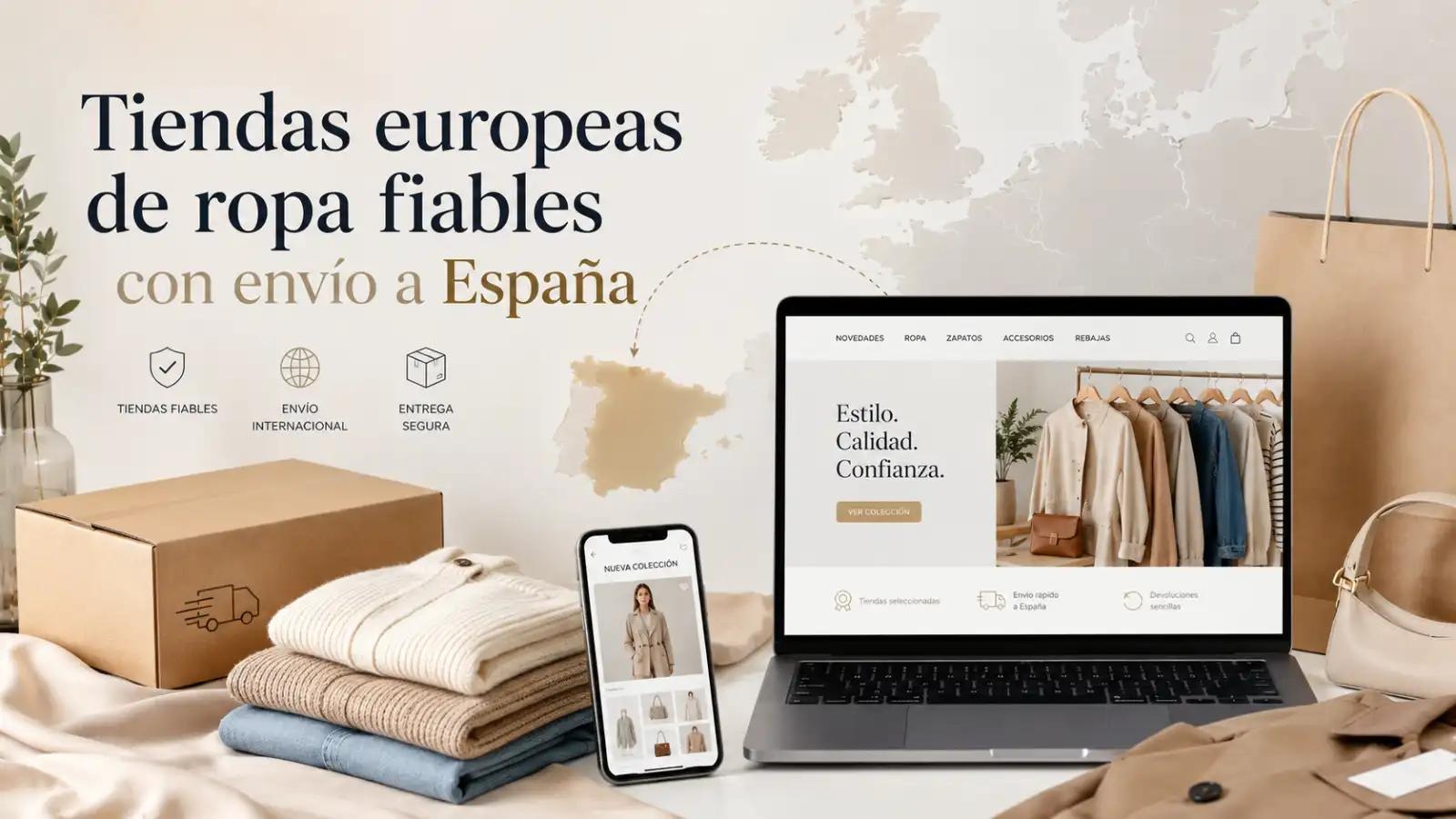 Tiendas europeas de ropa fiables con envío a España